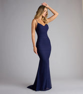 Bonnie Ruched Mesh Mermaid Dress